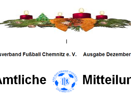 Amtliche Mitteilung Dezember 2013 vom KVFC
