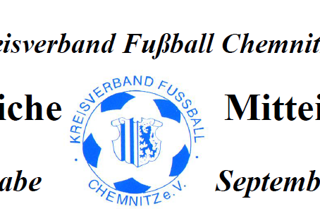 Amtliche Mitteilung September 2014 vom KVFC