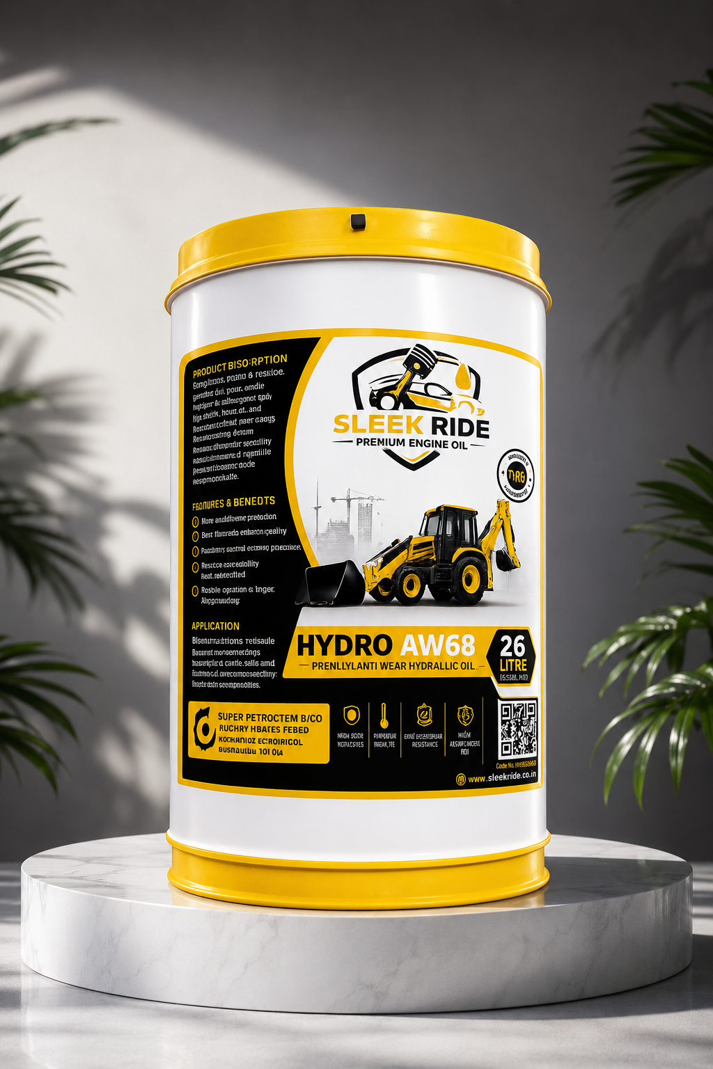 HYDRAULIC OIL AW68 26LTR