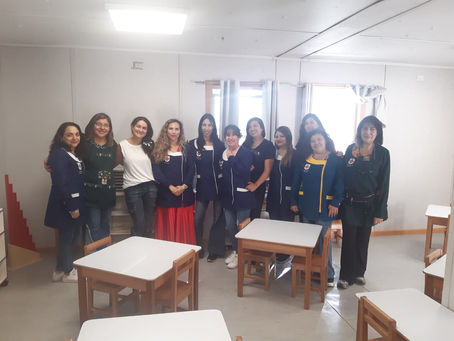 Escuela San Jorge de Colina recibe material Montessori