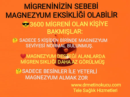 Migren ataklarını, migren sıklığını azaltmak için denemeye değer.