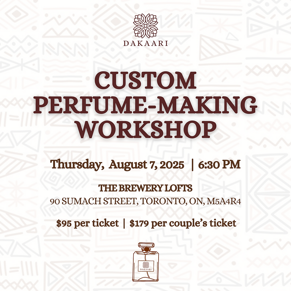 CUSTOM PERFUME-MAKING WORKSHOP | AUG 7TH | 6:30PM
