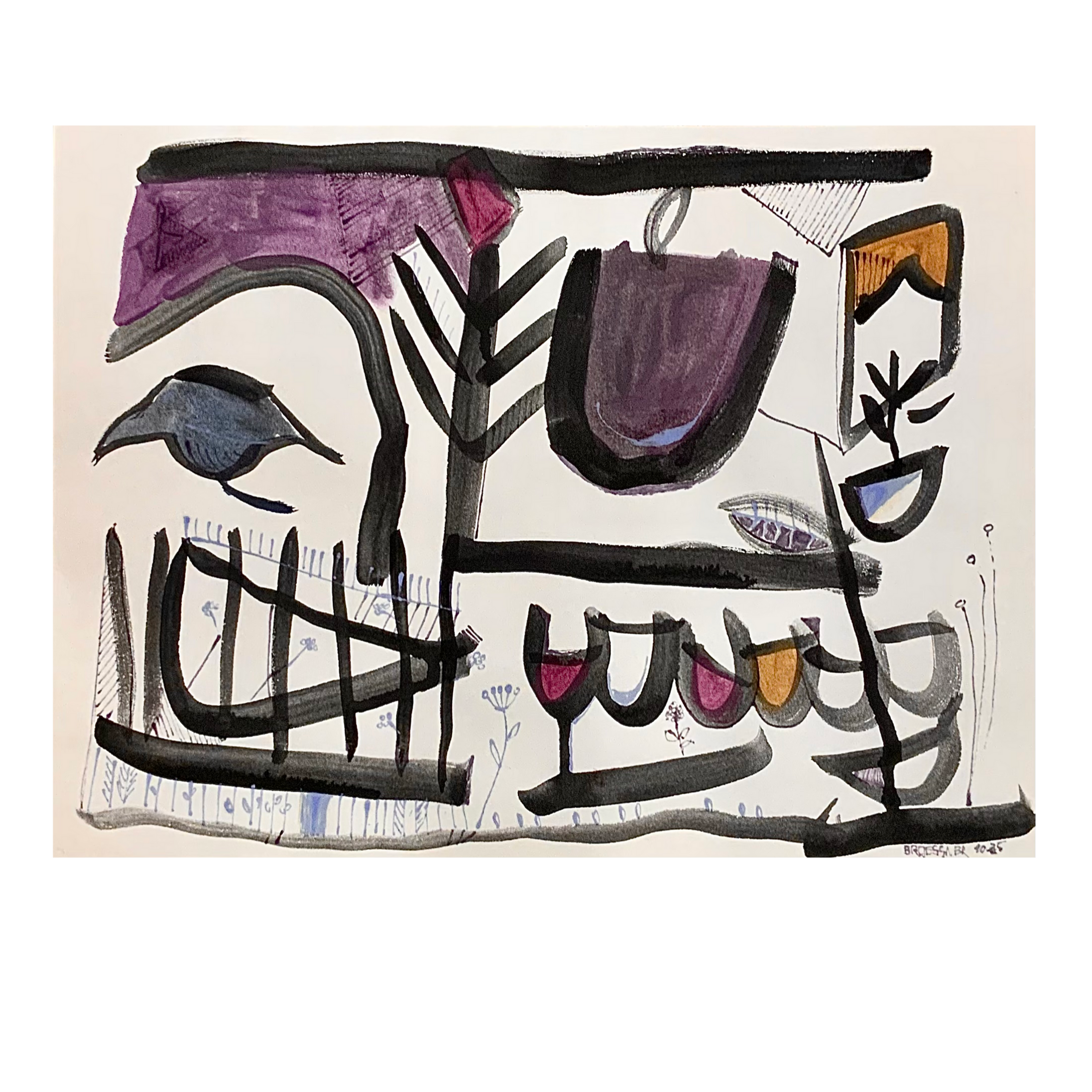 "Ziegelhausener Garten" (Druck)