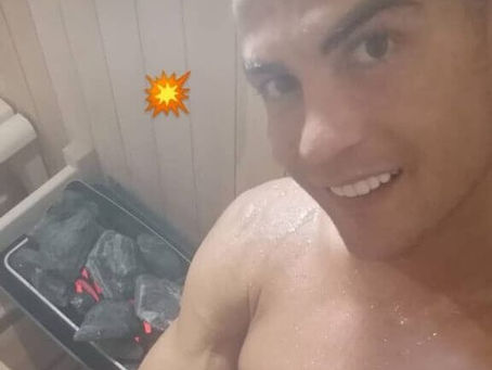 VER: Ronaldo en su sauna, los dos vídeos! (Fútbol Hoy, en TV, Cristiano Ronaldo, Instagram)