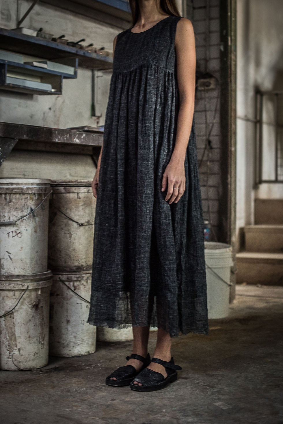 Loom Linen Dress - 6824