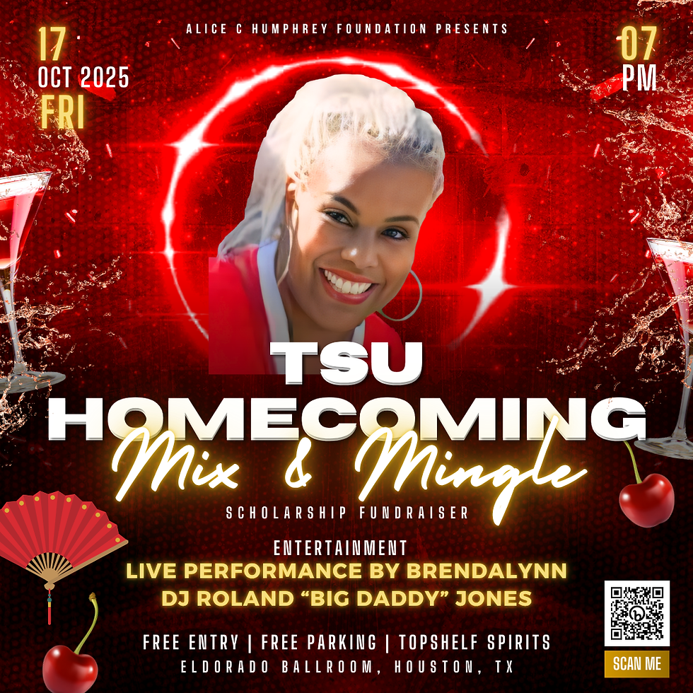 3rd Annual TSU Homecoming Mix & Mingle Scholarship Fundraiser