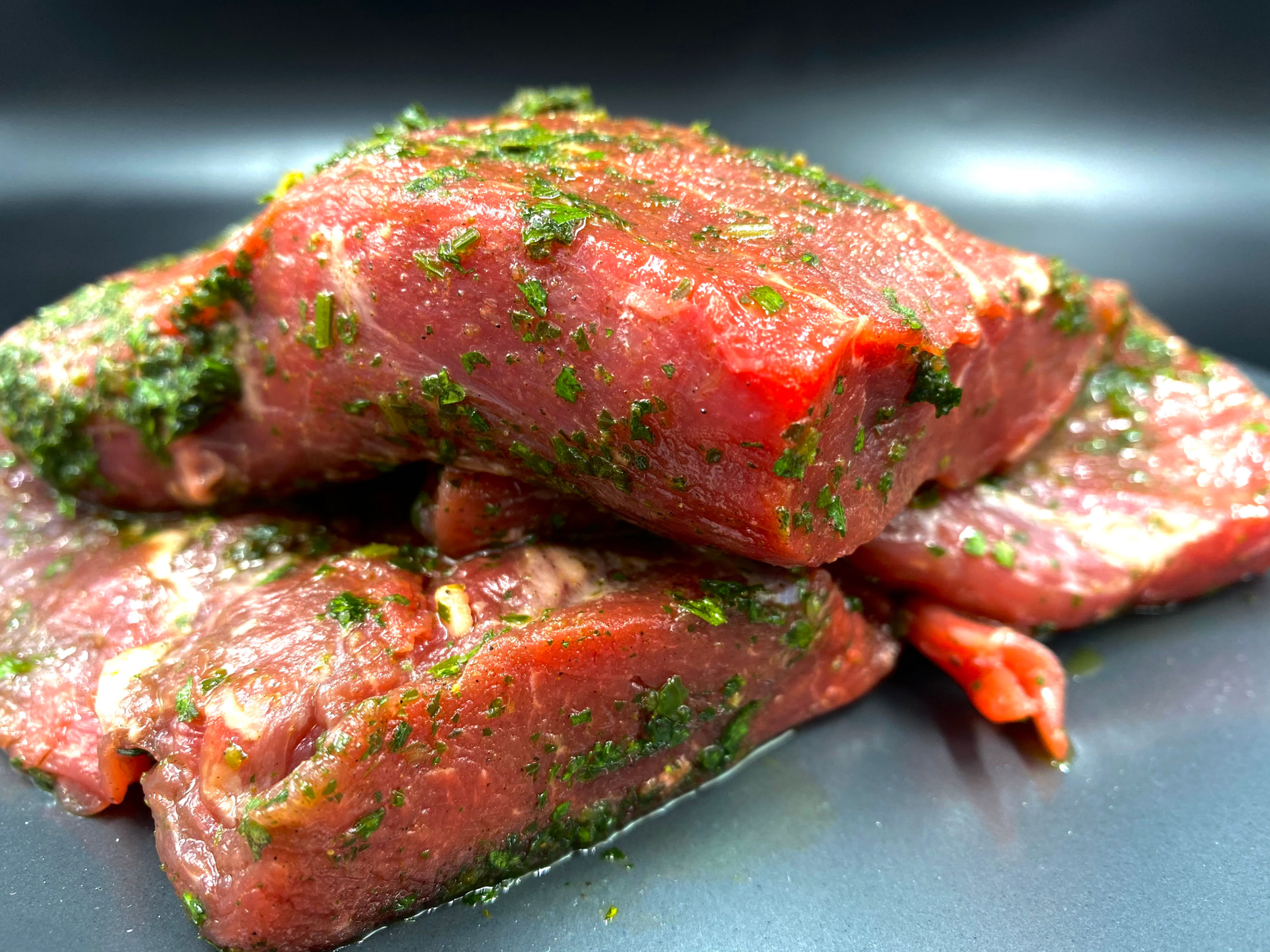 BeefSteack de boeuf mariné [26€/KG]