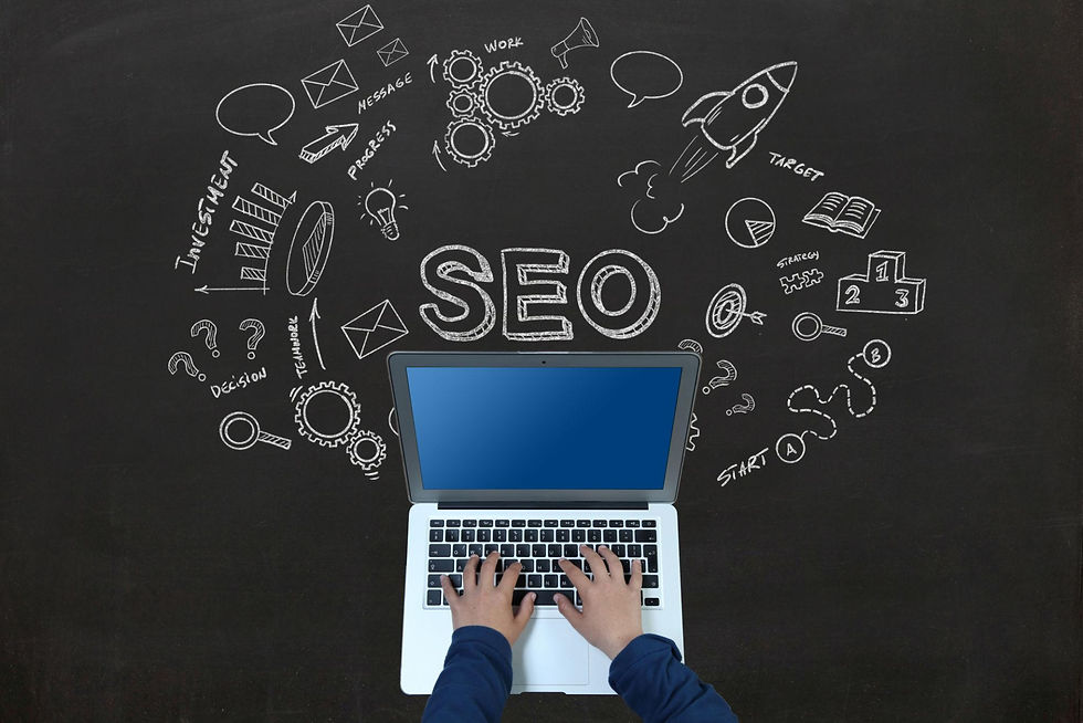 SEO search visibility concept showing website ranking growth and online business visibility improvement