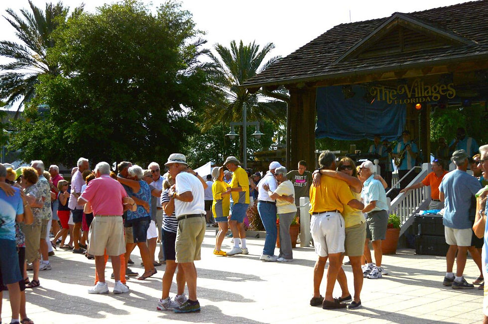 Residents enjoying social activities and events in a Florida 55 plus community