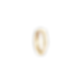 Boucle d'oreille créole en or 18 carats. Joaillerie fine Les Merveilleuses.