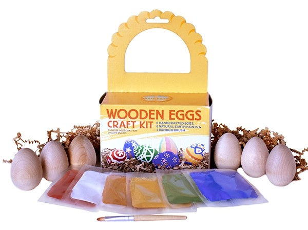 Wood Egg Painting