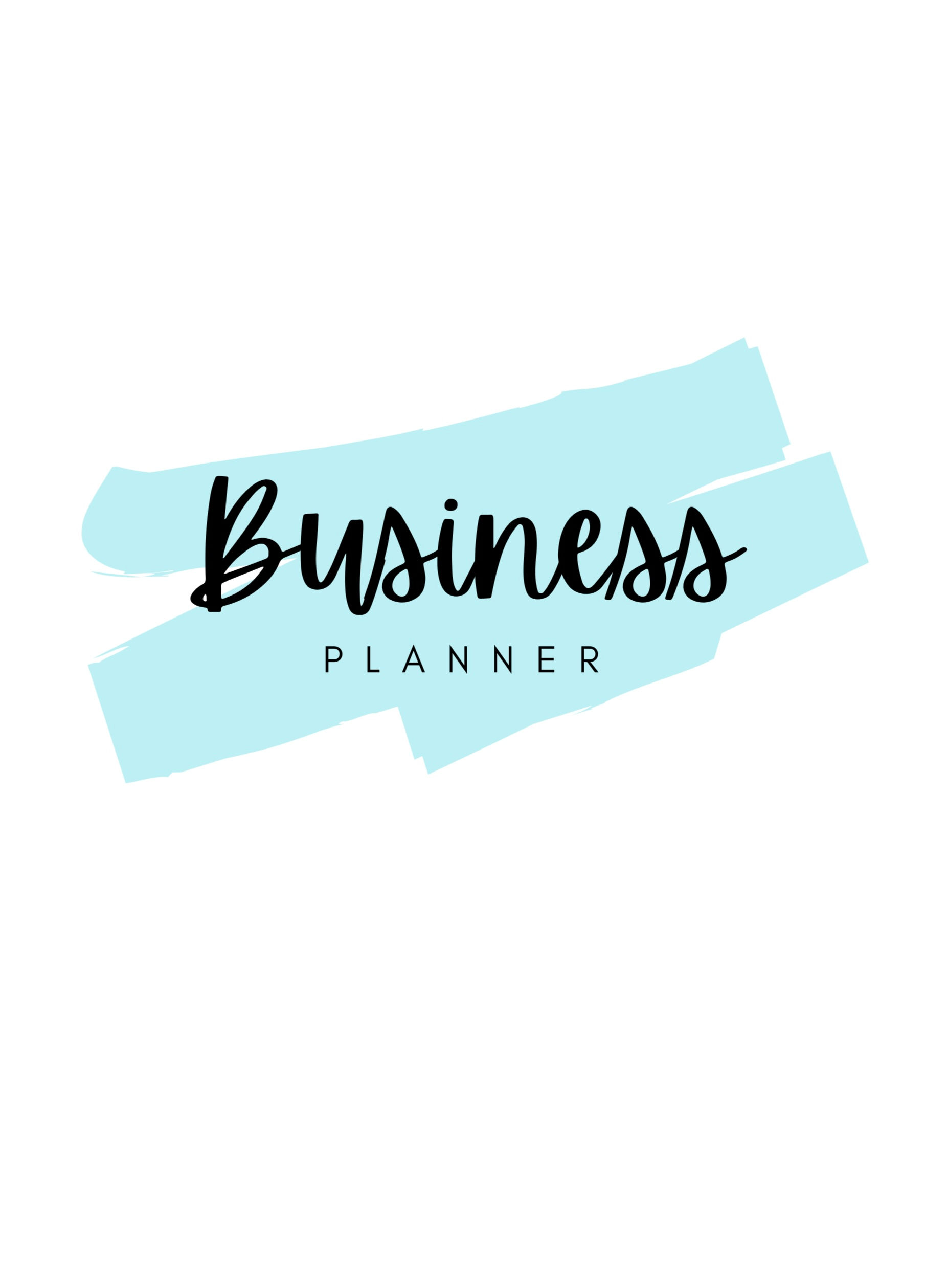 Baby Blue Business Planner