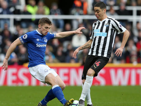 Miguel Almiron thanks the Newcastle fans for their love shown