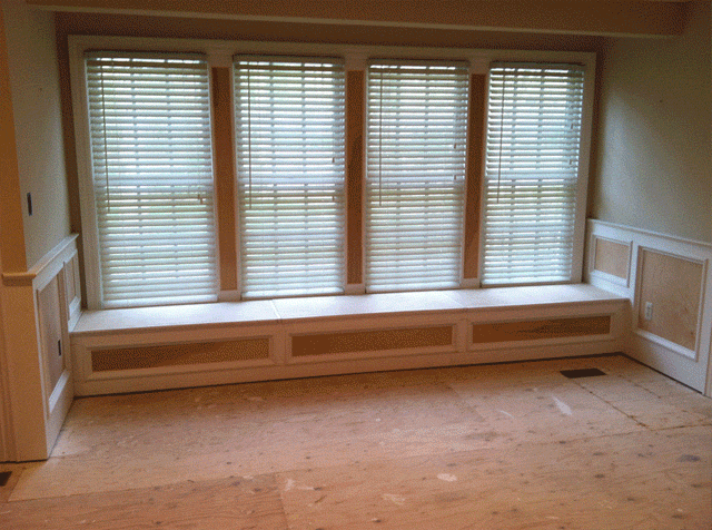 Built-in window seat