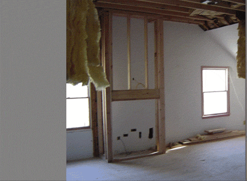 Fireplace surround and room panels
