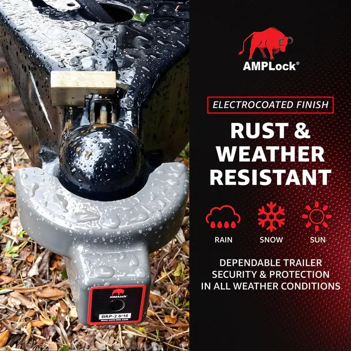 Thumbnail: Ball Coupler Lock - Flat Lip Design/standard trailer
