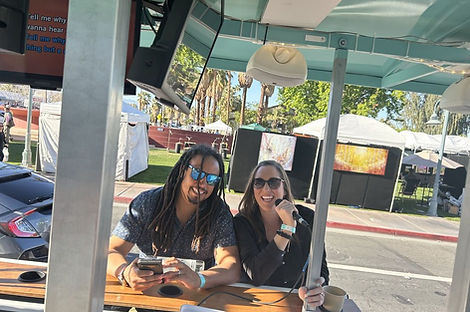 couple celebrating a birthday