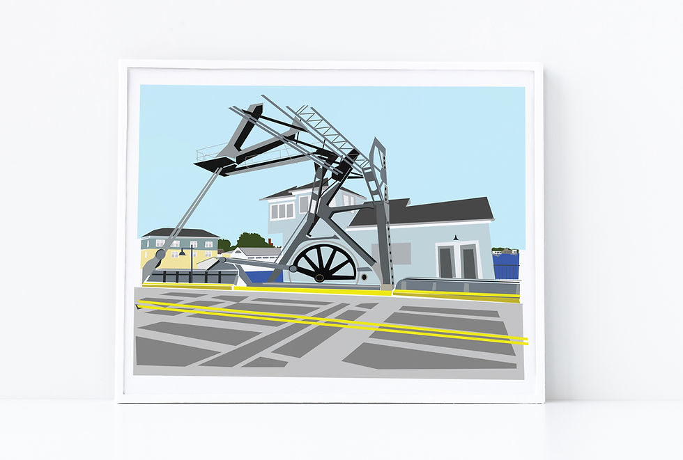 Thumbnail: Mystic Bascule Bridge Mug 15oz