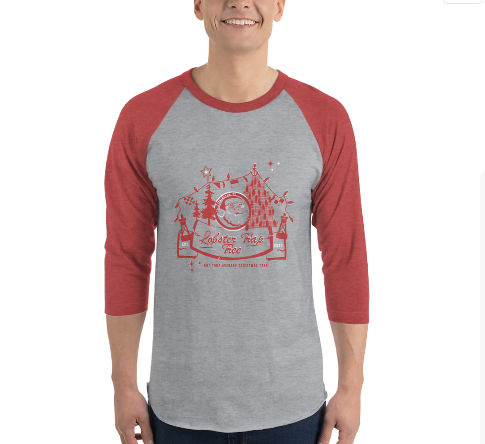 Thumbnail: Stonington Santa Trap 3/4 Sleeve Tee Cotton / Poly Blend