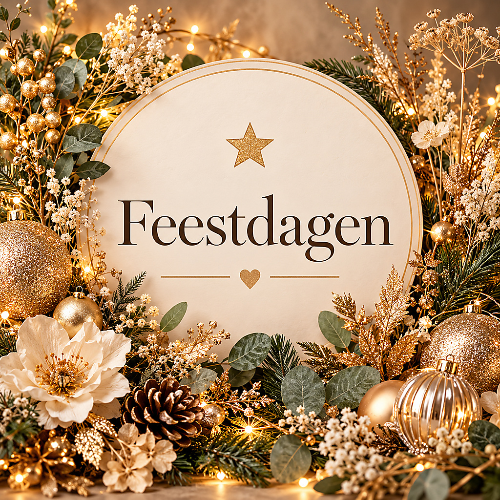 Bloemcreatie uit collectie Feestdagen