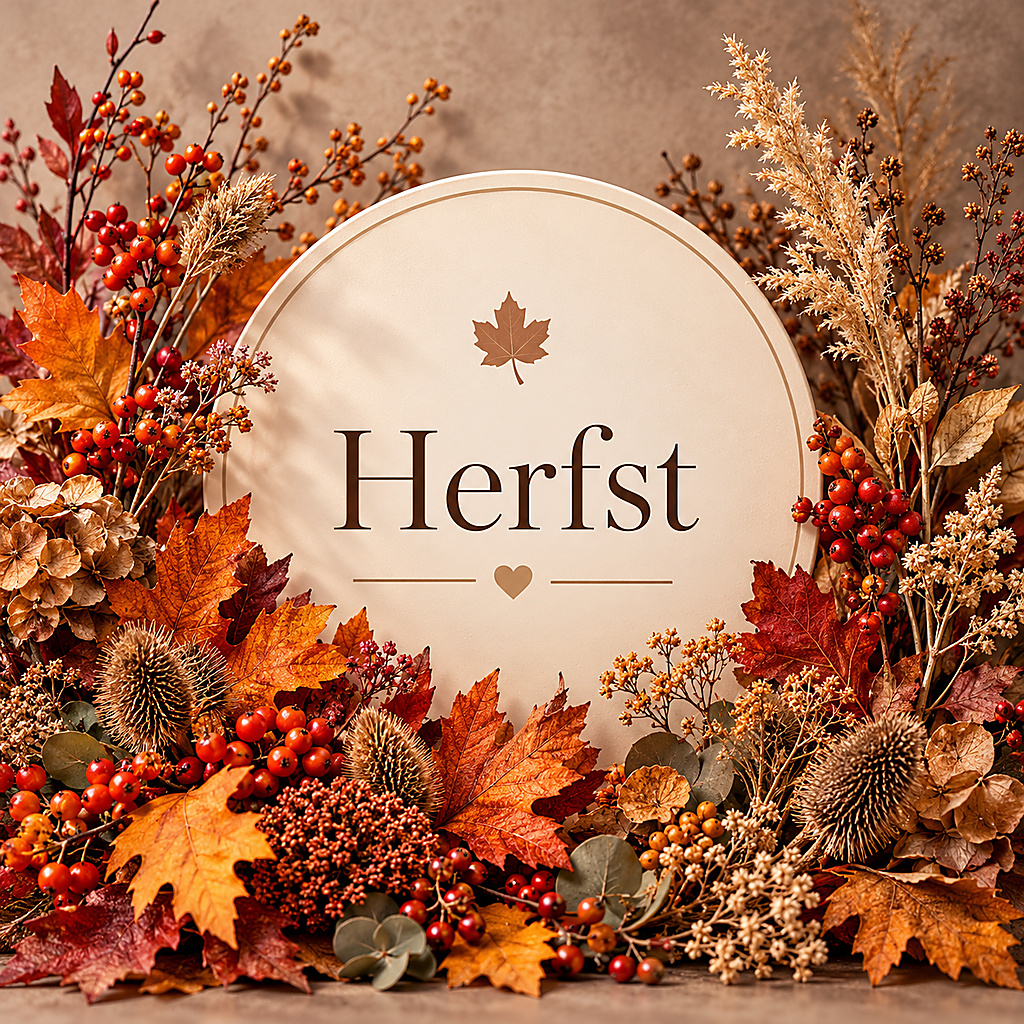 Bloemcreatie uit collectie Herfst