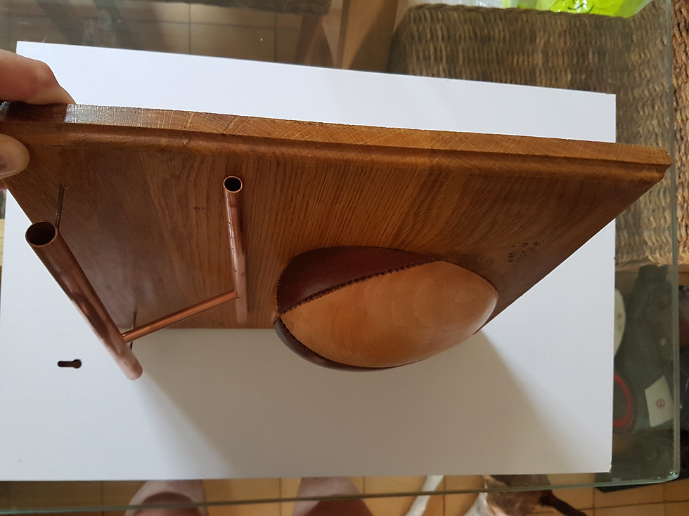Miniature : Ballon de Rugby à accrocher avec poteaux
