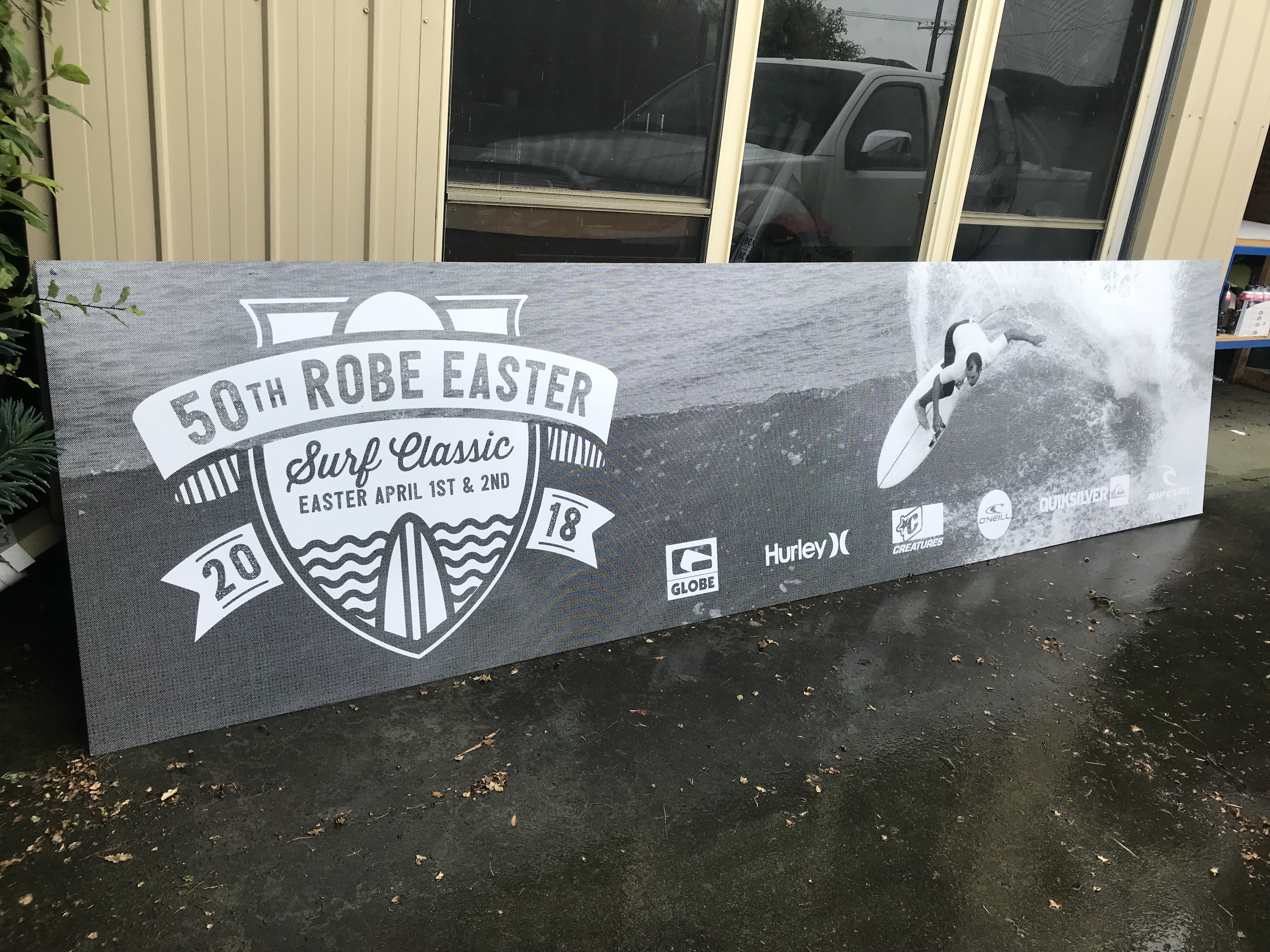 Robe Easter Classic Surfing Signage