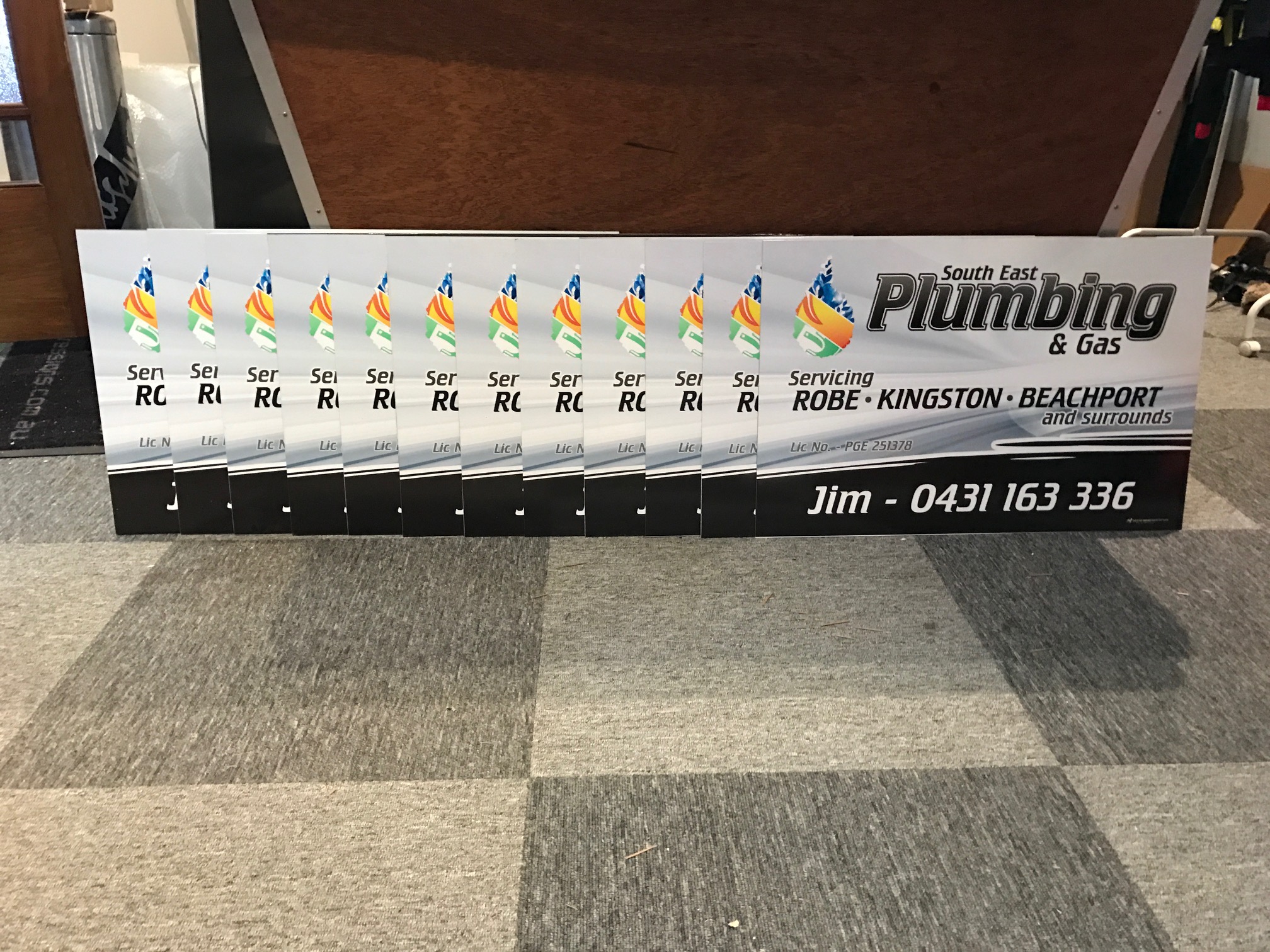 South East Plumbing Site Signs