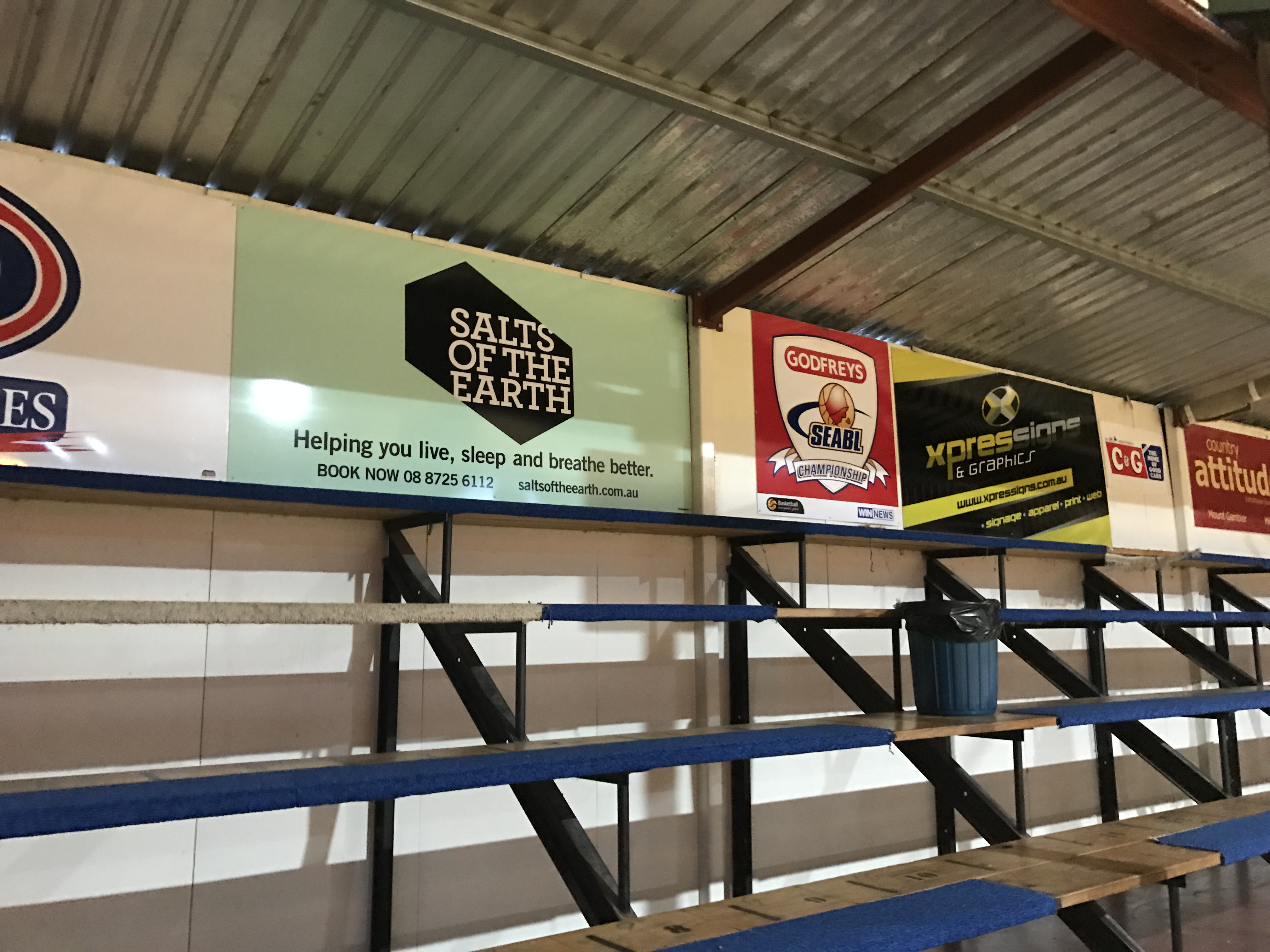 Salts of the Easth Pioneers Signage