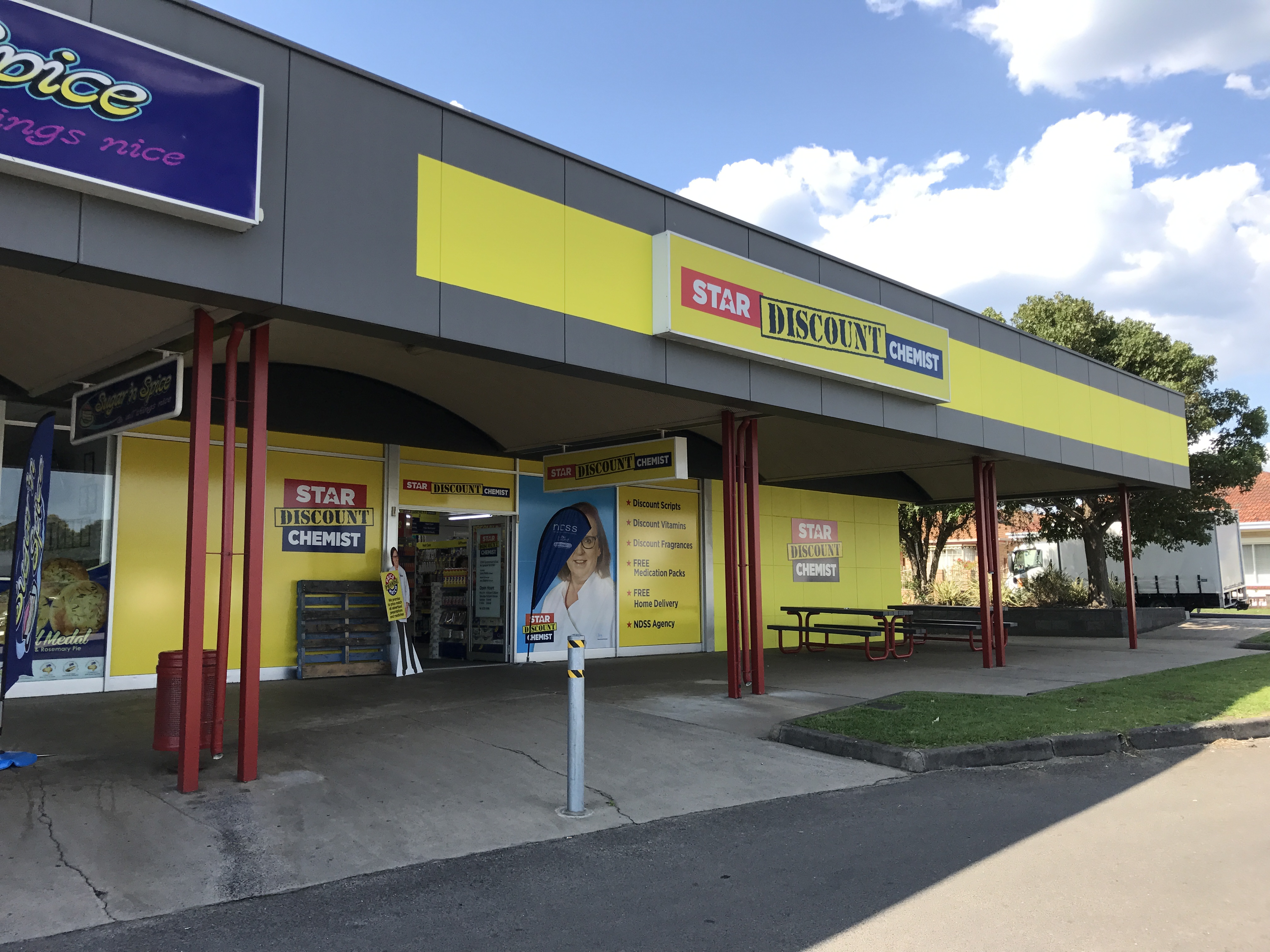 Star Discount Chemist Signage