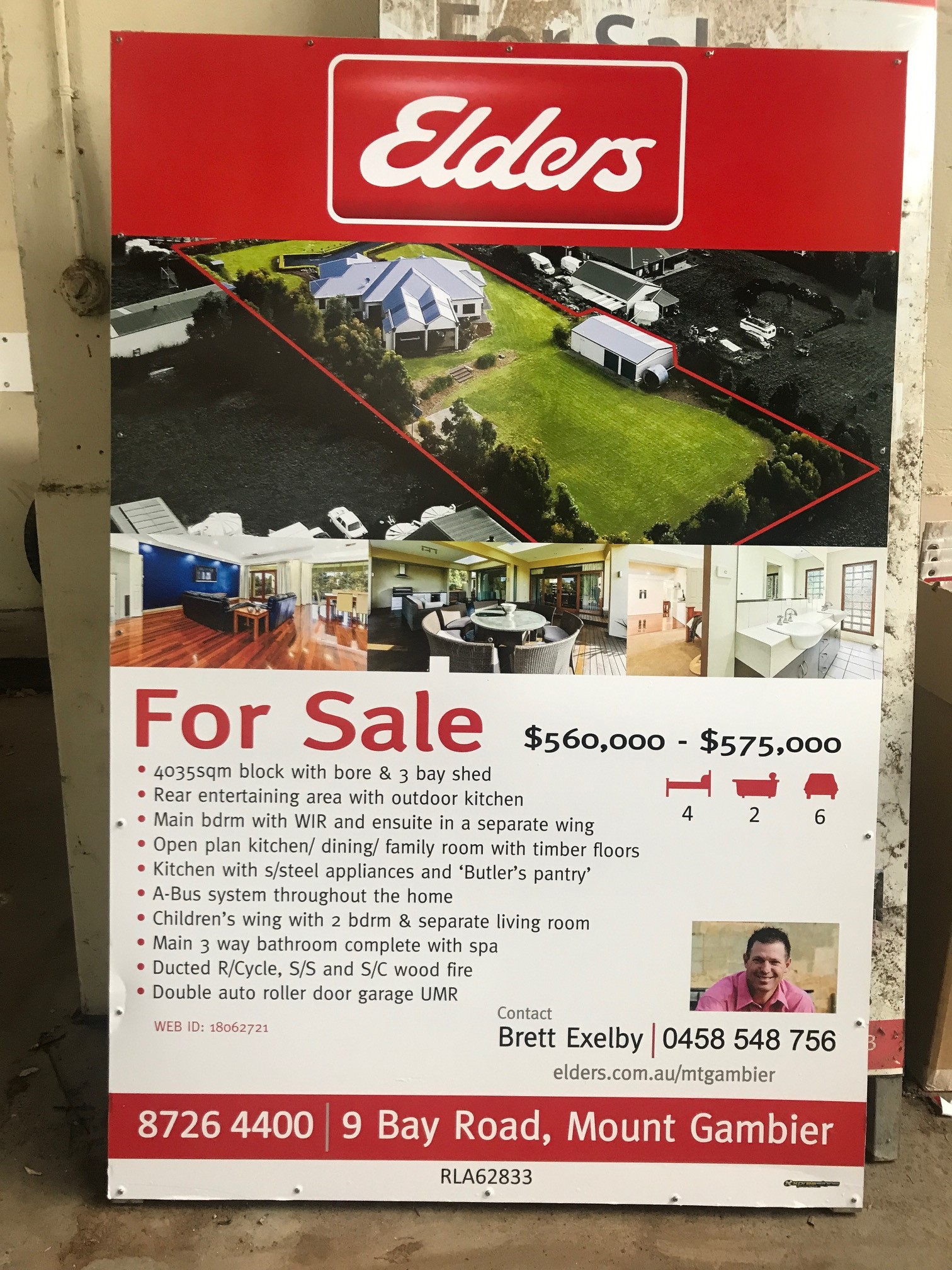 Elders Real Estate For Sale Sign