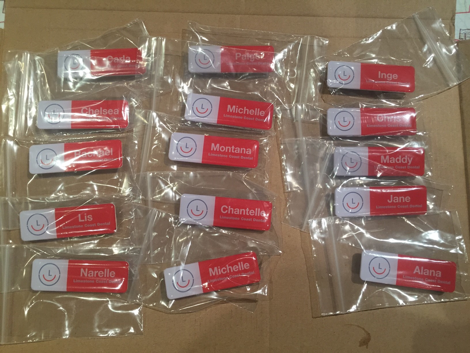 Limestone Coast Dental Name Tags