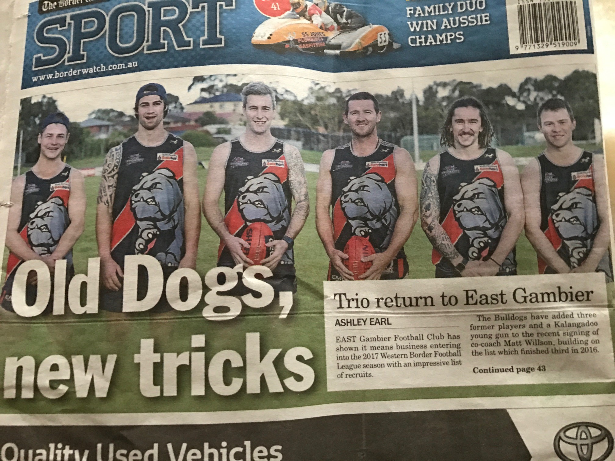 East Gambier Singlets