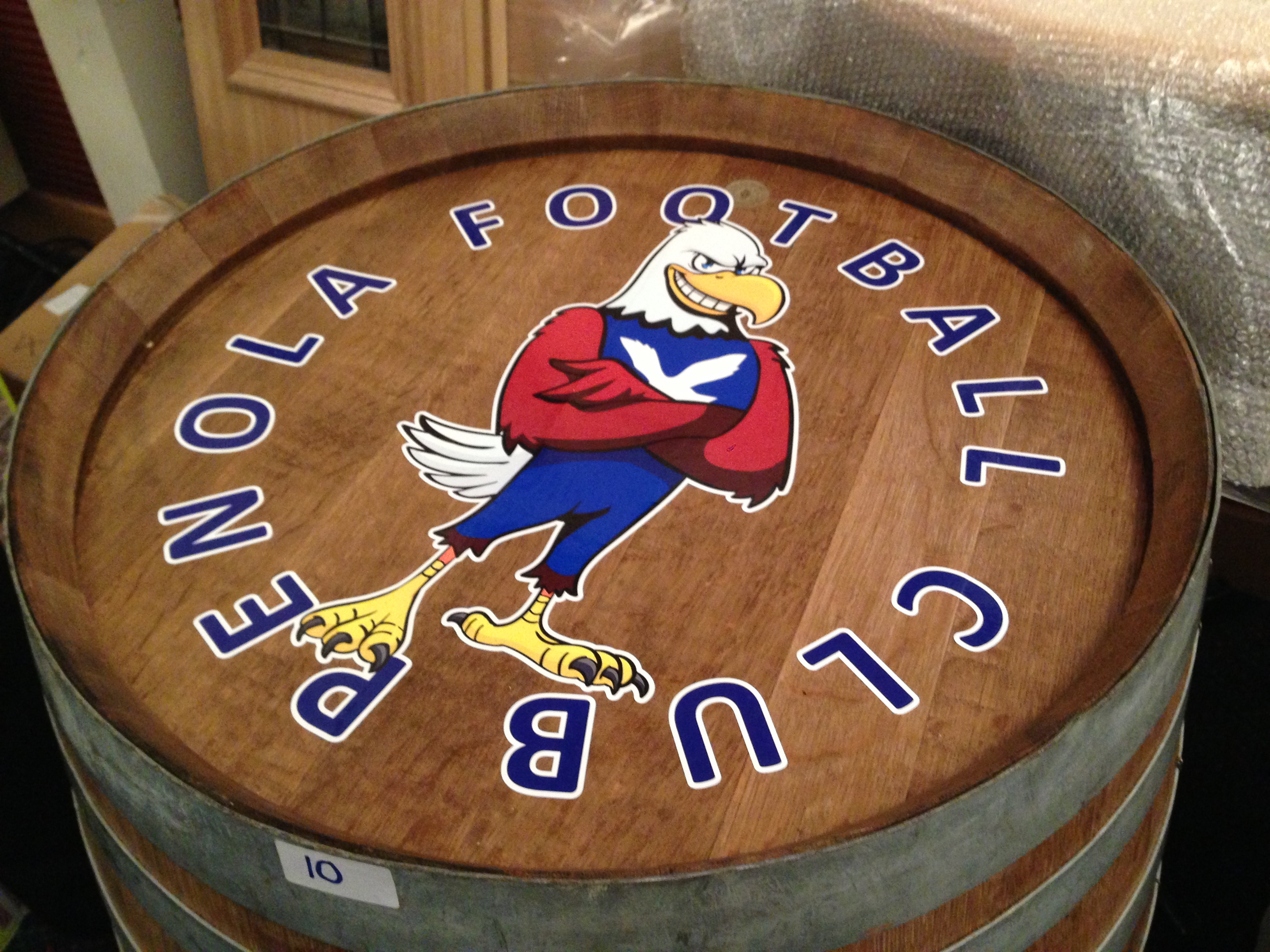 Wine Barrel Signage
