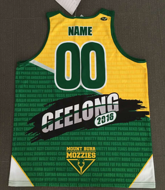 Mount Burr Footy Trip Singlet Rear