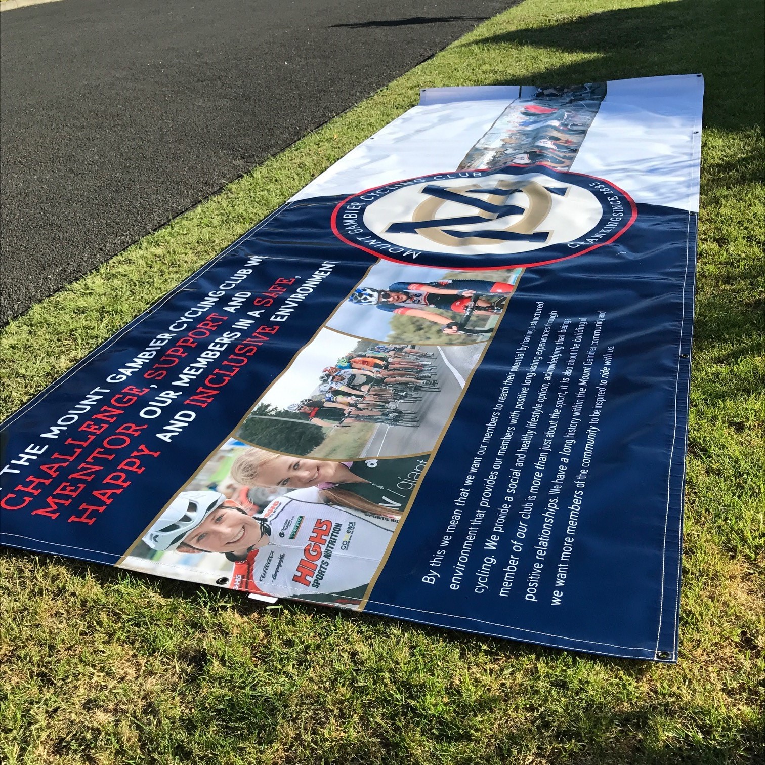 Mount Gambier Cycling Banner