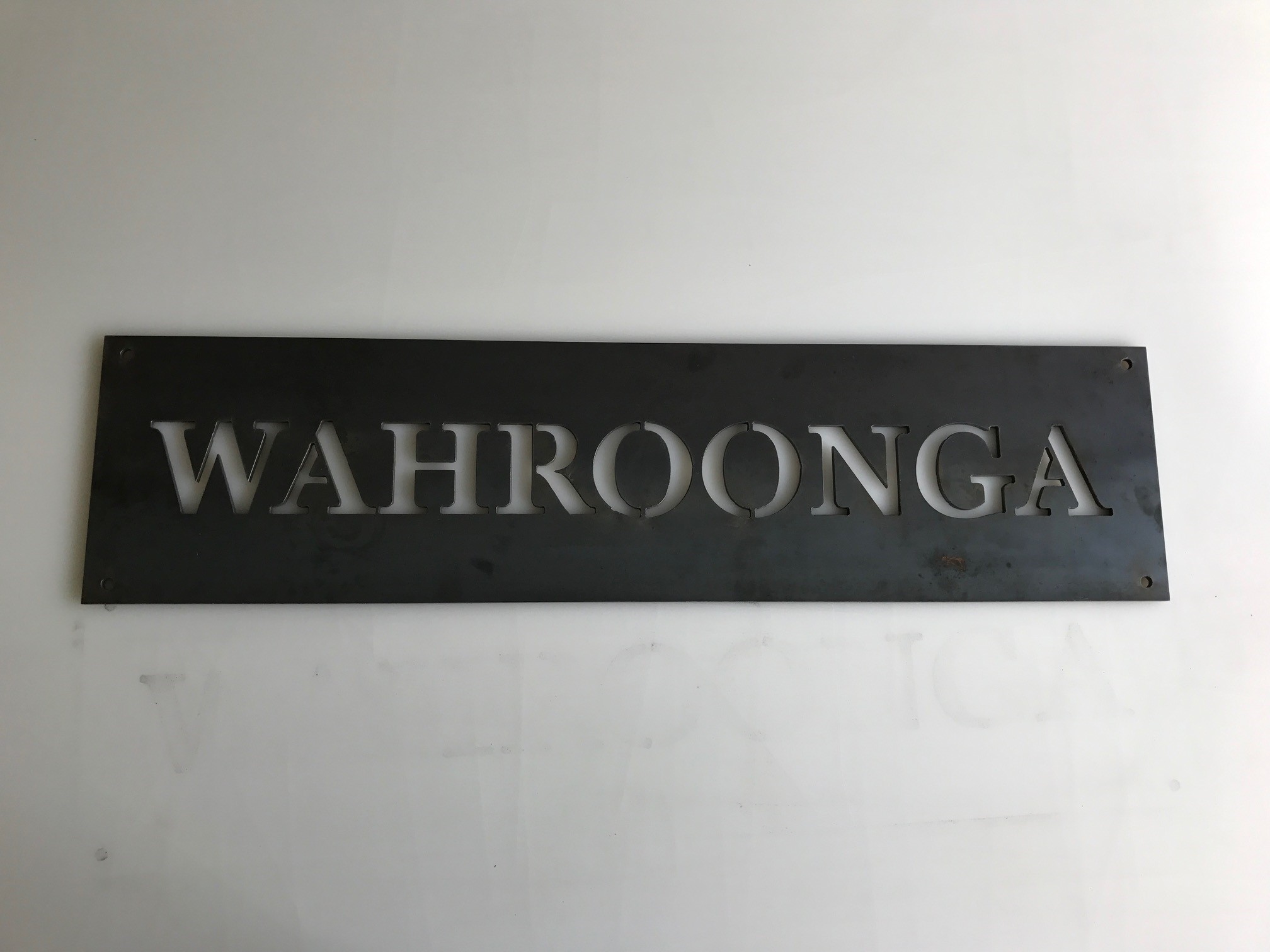 Wahroonga Gate Sign