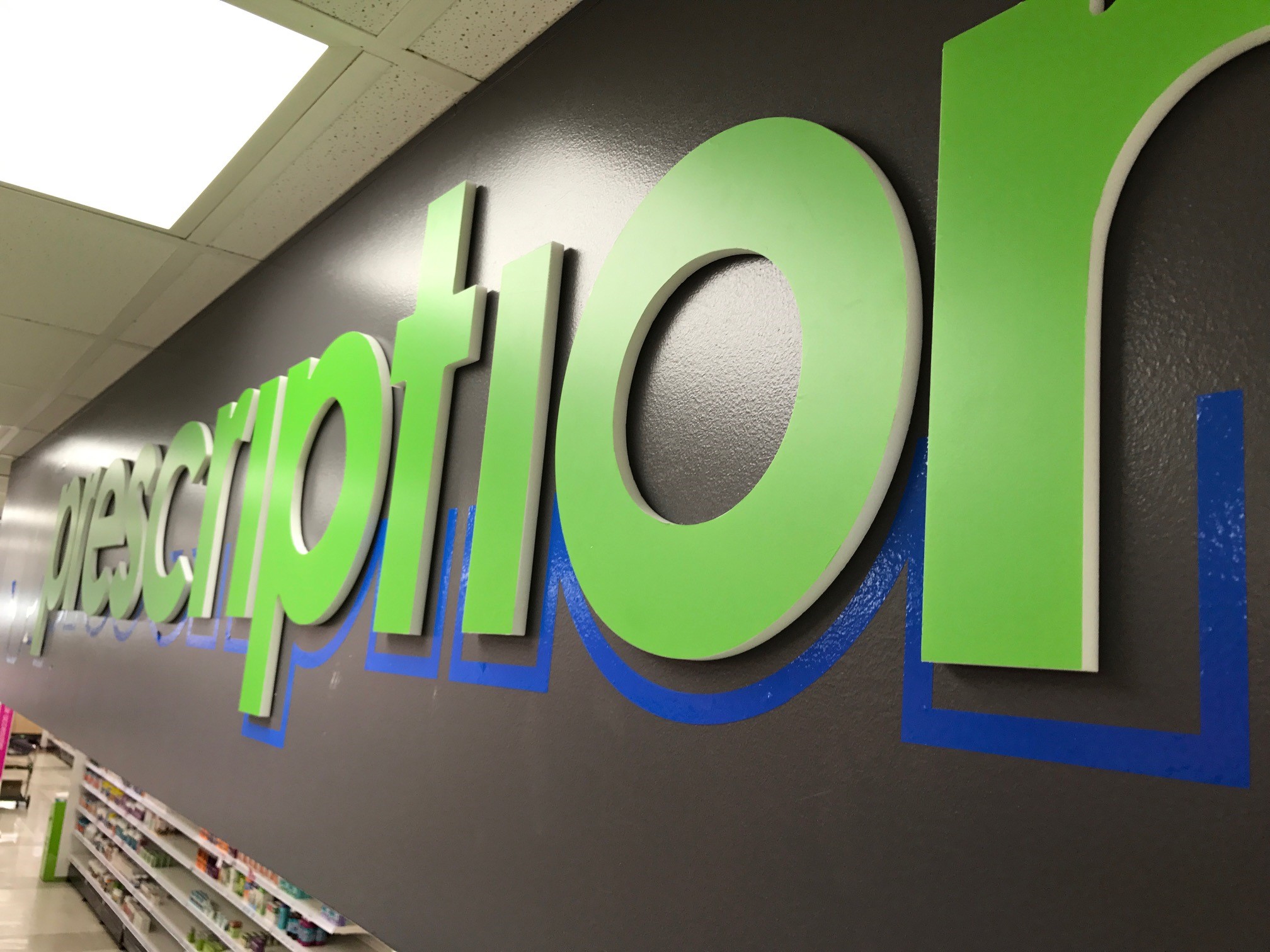 Priceline Perspex Letters
