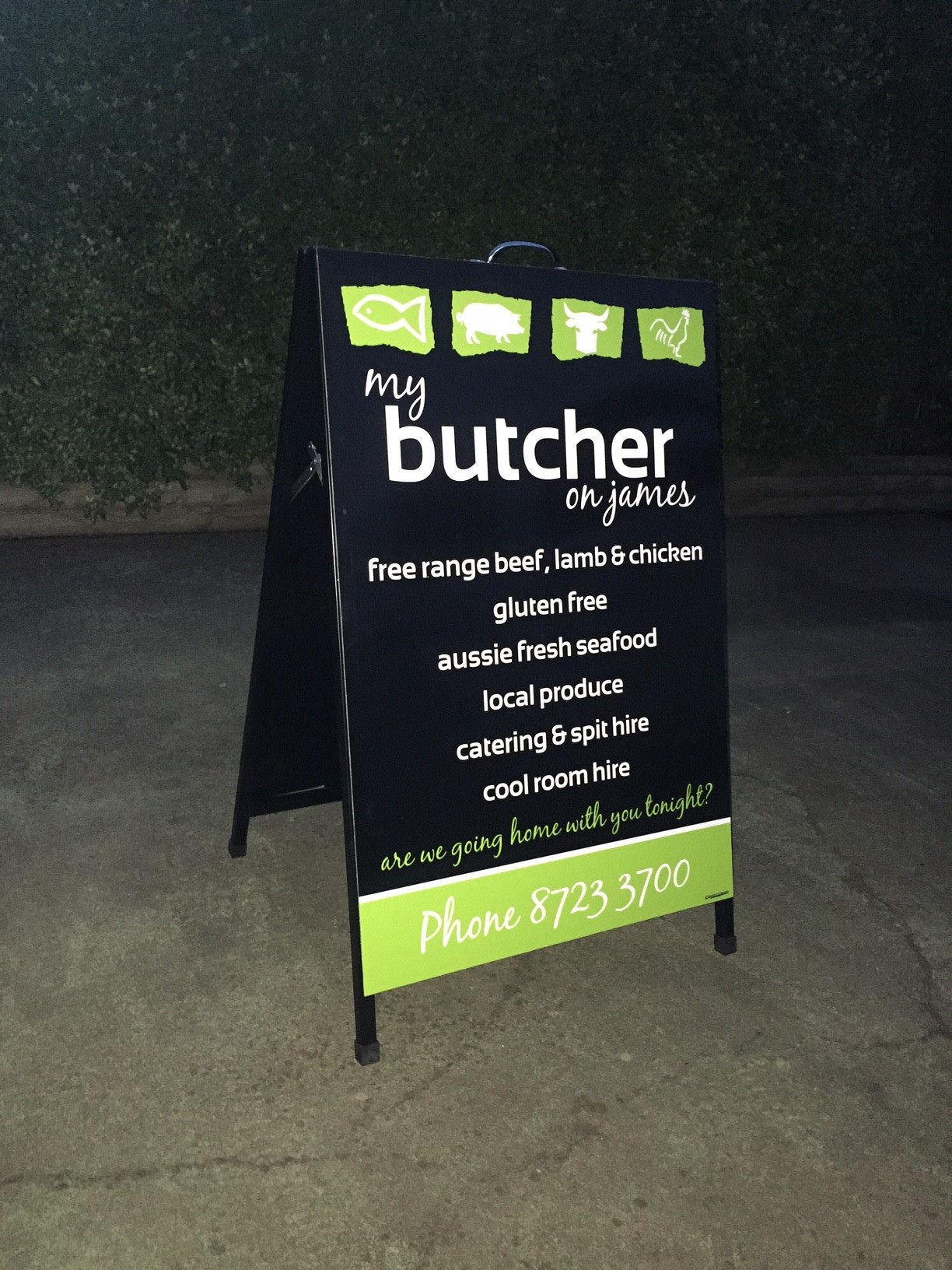 My Butcher on James A-Frame