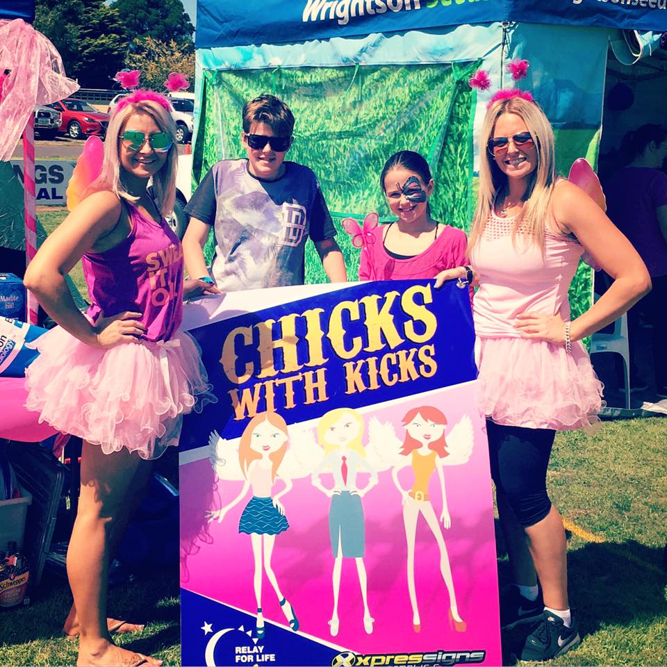 Chicks With Kicks Corflute