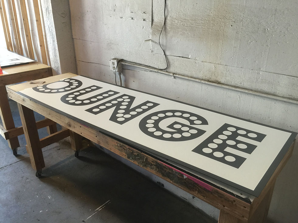 Hair Lounge Sign
