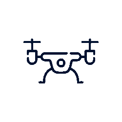 icono Produccion con Drone de Austop Mercadeo Digital