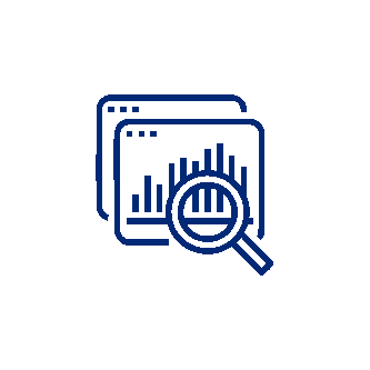 Icono Analisis y Data para crecer de Austop Mercadeo Digital