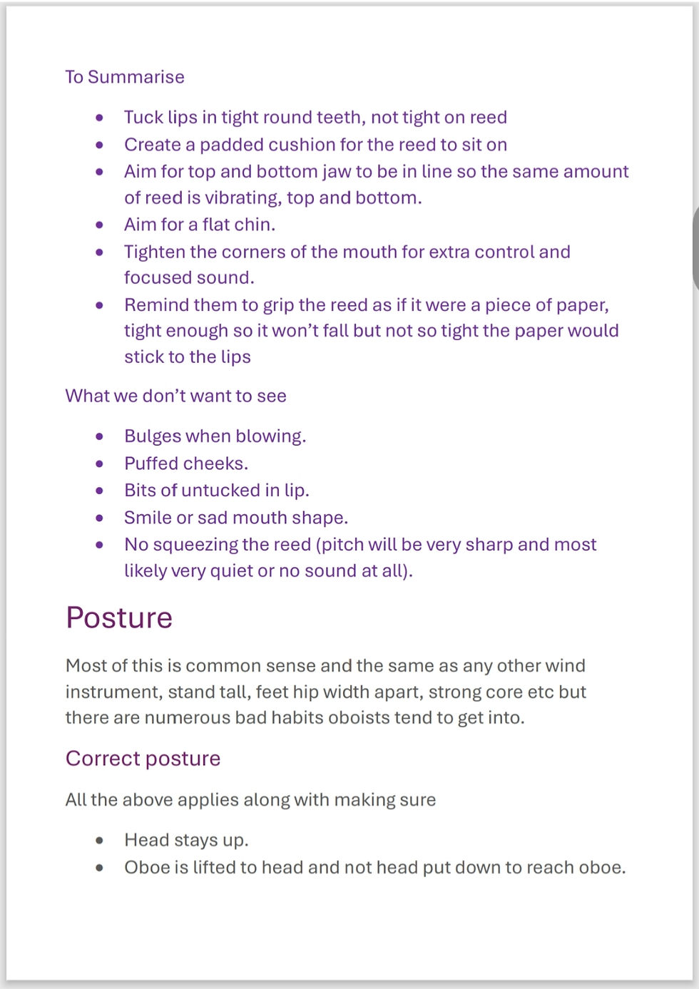 Thumbnail: Oboe Teaching for non Oboists!