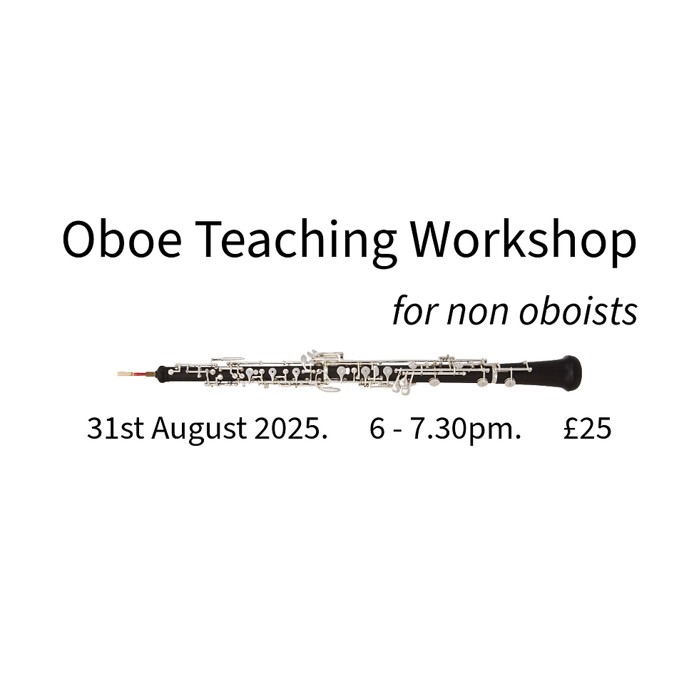 Oboe Teaching Workshop