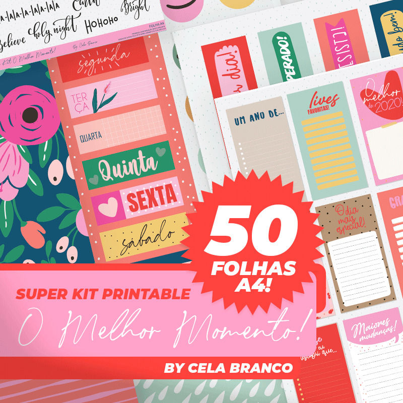 Miniatura: Kit Digital "O Melhor Momento" by Cela Branco