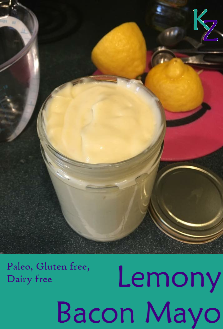paleo lemony bacon home made mayo