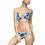 Thumbnail: Kettlebell powder blue butterfly Women's Bikini Swimsuit - blue