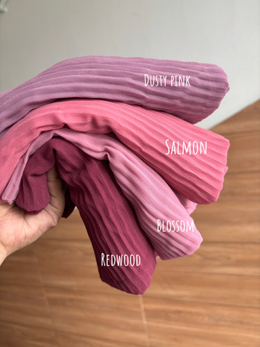 PLEATED CHIFFON HIJABS