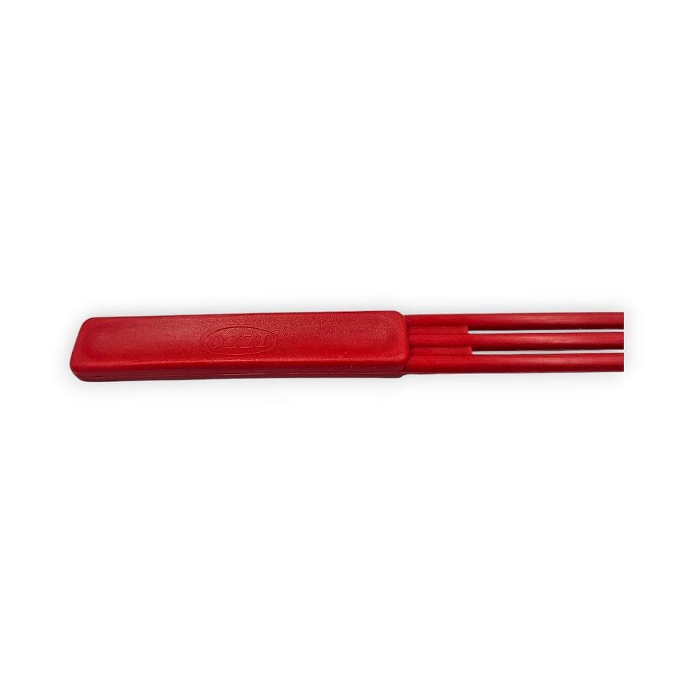 Miniatura: Baqueta Polipropileno Tripla Para Tamborim Izzo Vermelho